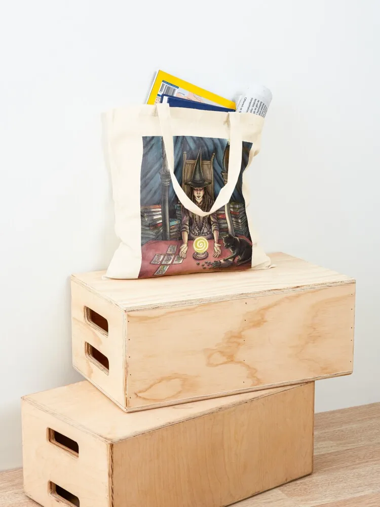 Everyday Witch Tarot - The High Priestess Tote Bag cute pouch bag Cloth bags Canvas bag Gift bags