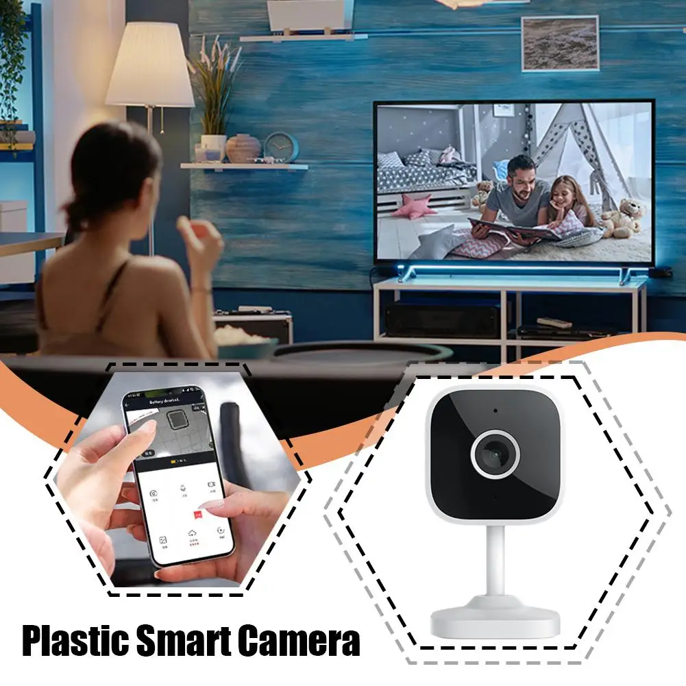 3 Million Pixel High-definition Graffiti Smart Camera Camera Indoor Remote Network WiFi Monitoring Phone Video Camera Wirel U5Y4