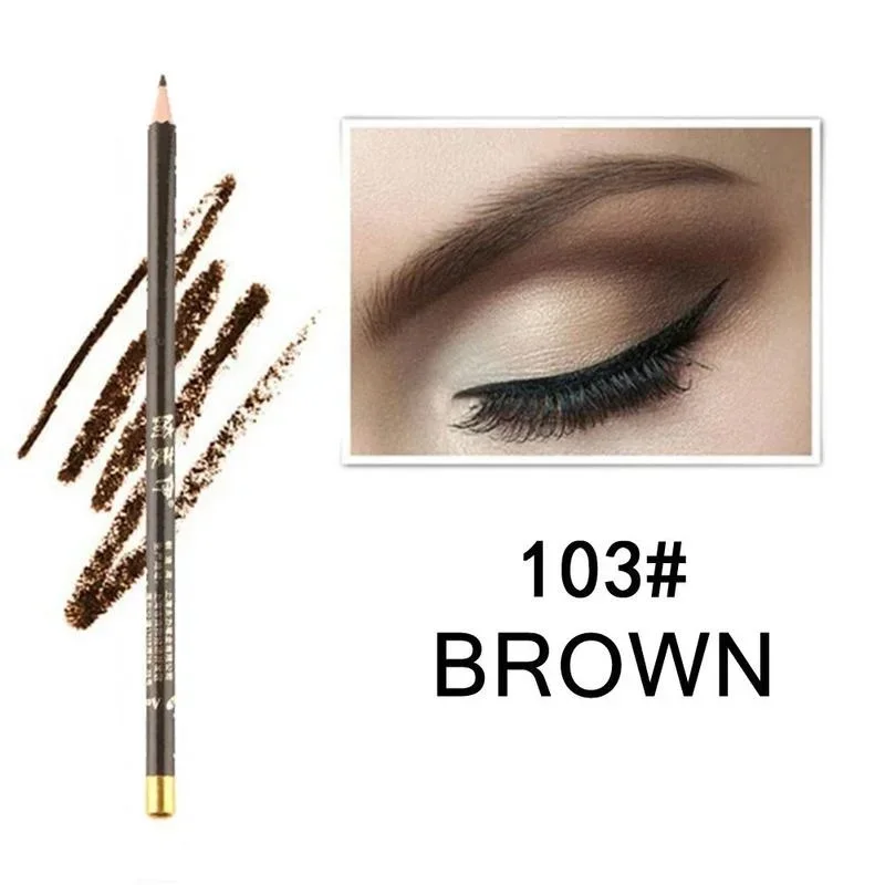 1 Pcs Waterproof Eyebrow Pencil Long-lasting 6 Colors Natural Eye Brow Pencils Brown Black Enhancer Dye Tint Pen Makeup Tools