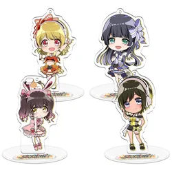 10CM Anime D4DJ First Mix Acrylic Stand Figure Aimoto Rinku Akashi Maho Ohnaruto Muni Togetsu Rei Stand Action Figure Model Gift