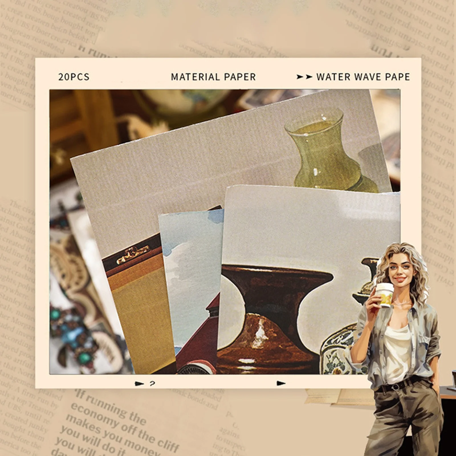 

50 шт. антикварные наклейки в американском стиле с прозрачной печатью, яркие цвета, наклейки для украшения блокнота или дневника DJA889