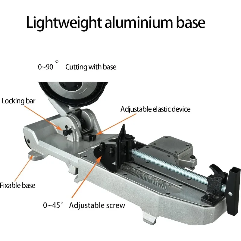 MAXXT Band Saw with Lightweight Aluminum Base 10 Amp 5 Inch Deep Cut Variable Speed Handheld Automatic Multipurpose Cut