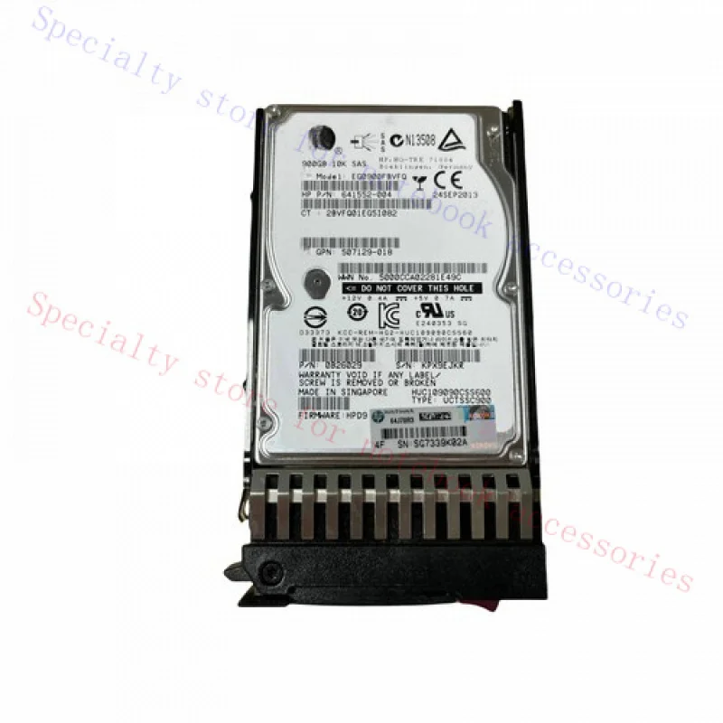 

R+ For HPE 619291-B21 619463-001 900GB 6G SAS 10K G6 G7 SFF 2.5'' DP Hard Drive