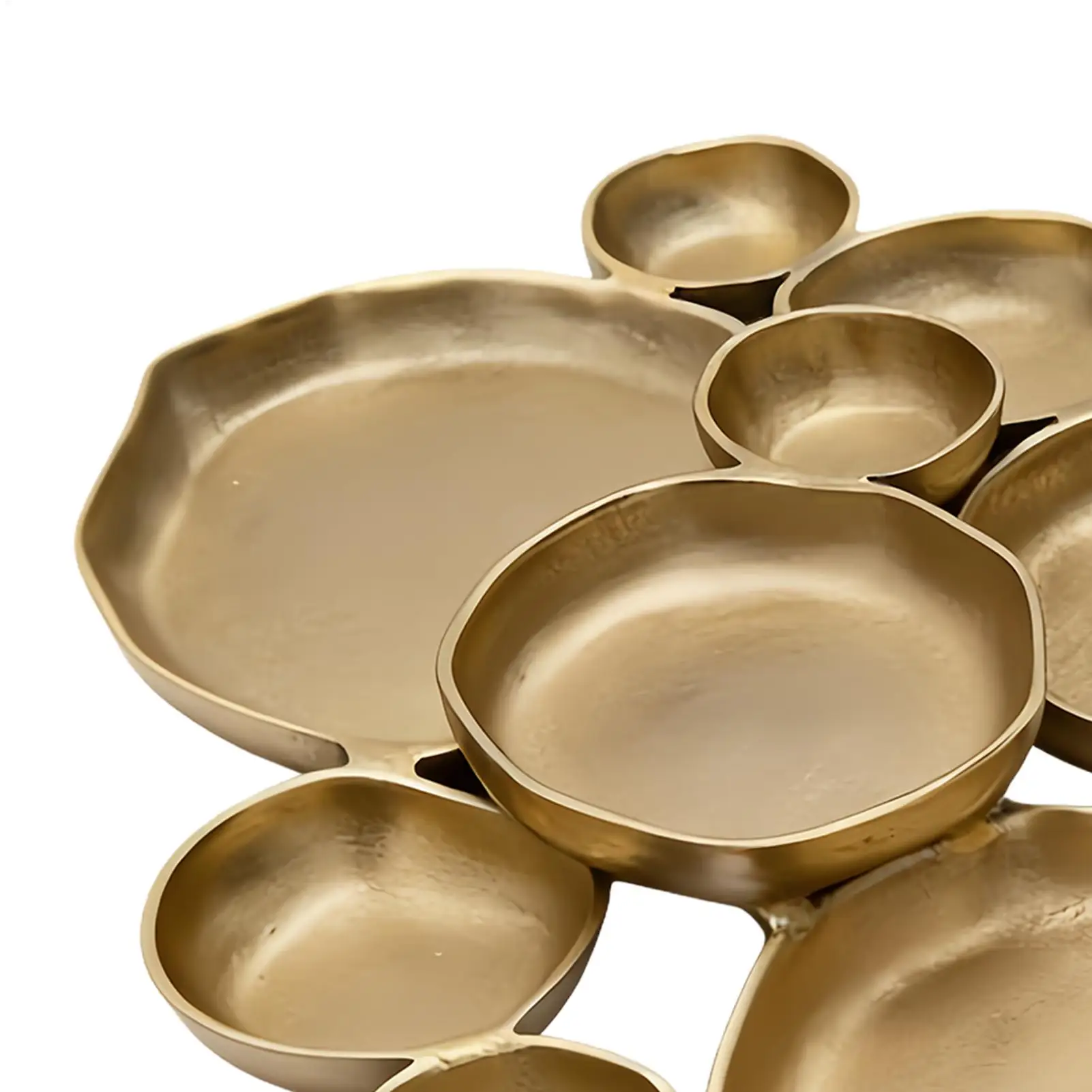 Serving Bowls for Entertaining Decorative Nine-Grid Dessert Plate Charcuterie Tray for Snacks Nuts Chips Fruit Candy Meals