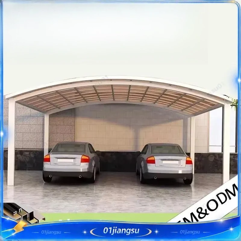 Modern Custom Aluminum Outdoor Gazebo Carport Sunshade Canopy for Villa Garden Patio Flower Stand Pergola Shade Structure