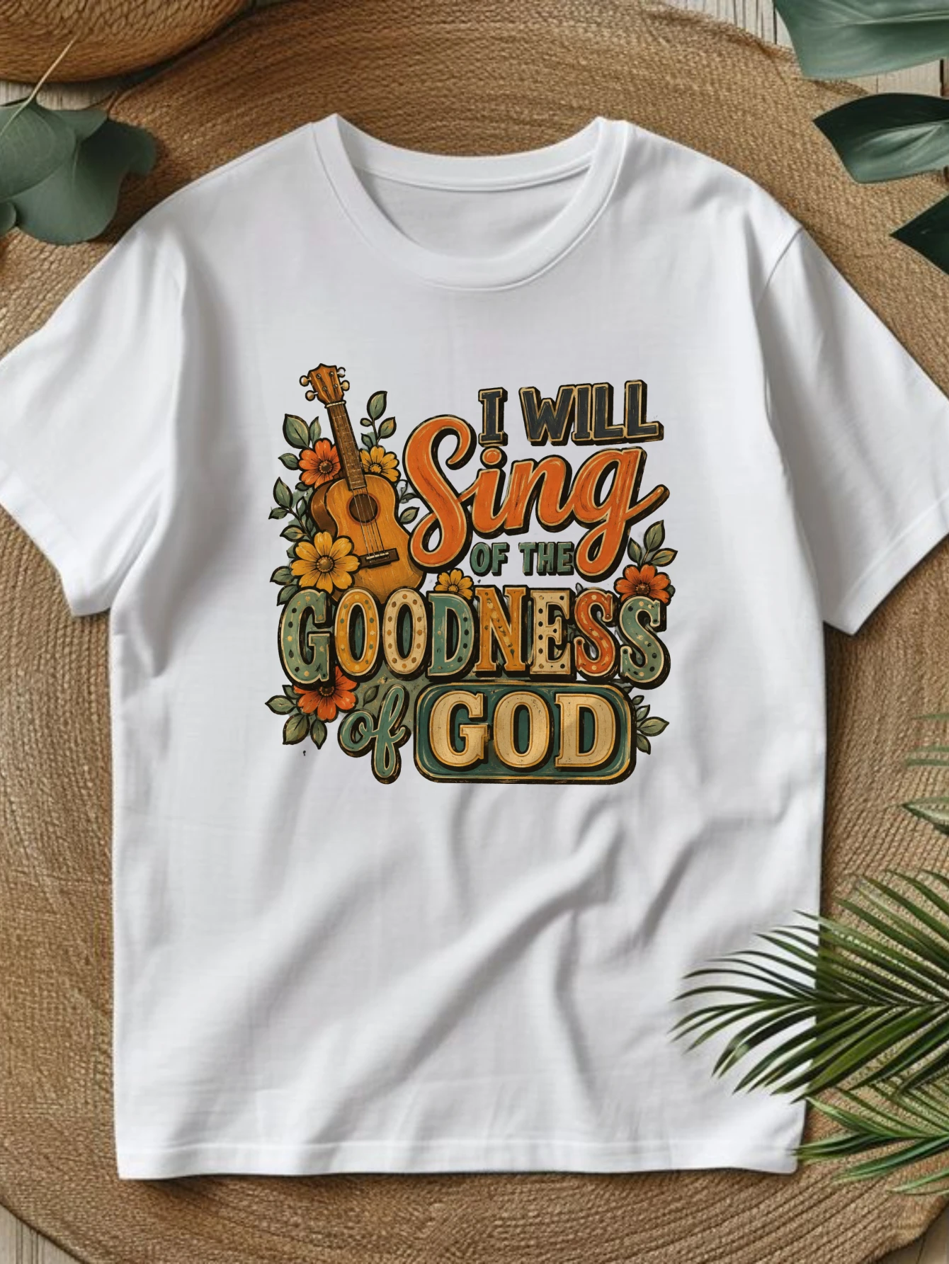 Vintage T-Shirt, Plain, Women's Round Neck T-Shirt, Spring/Summer Women's Clothing, 