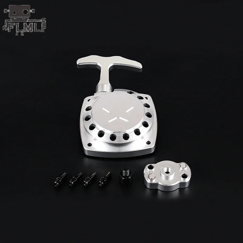 CNC ได้อย่างง่ายดายราคาเริ่มต้นที่ดึง Starter Kit Fit Zenoah Rovan 32cc 36cc เครื่องยนต์สําหรับ 1/5 Rc รถ Hpi Rofun Km Baja LT DBXL FG GoPed Redcat