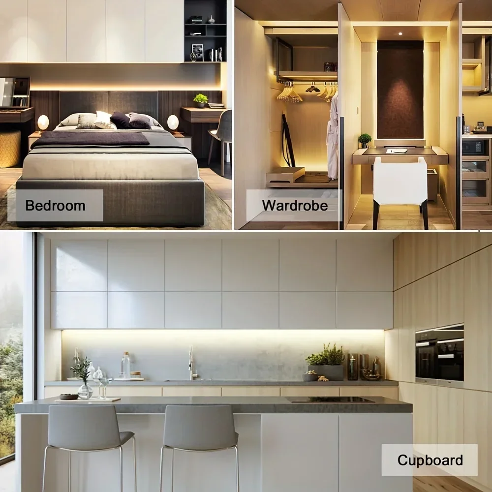 Hand Wave Sensor Control Dimmable LED Strip Light DC5V USB Christmas Lights Room Decoration Closet Backlight TV Diode Lamp Tape