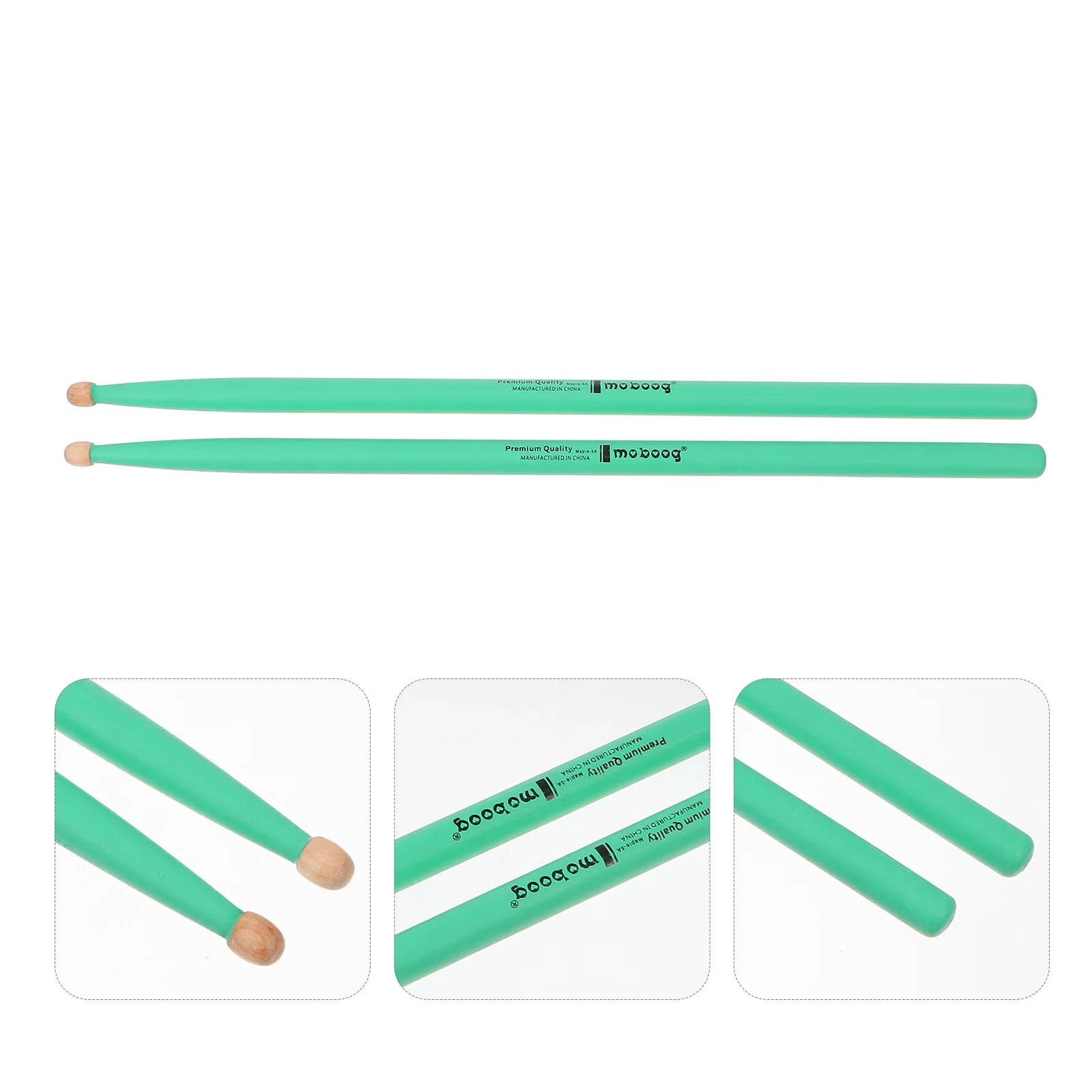 2 Pairs Maple Sticks Lovely Drum Accessories Simple Drumstick Wood Drumsticks Child