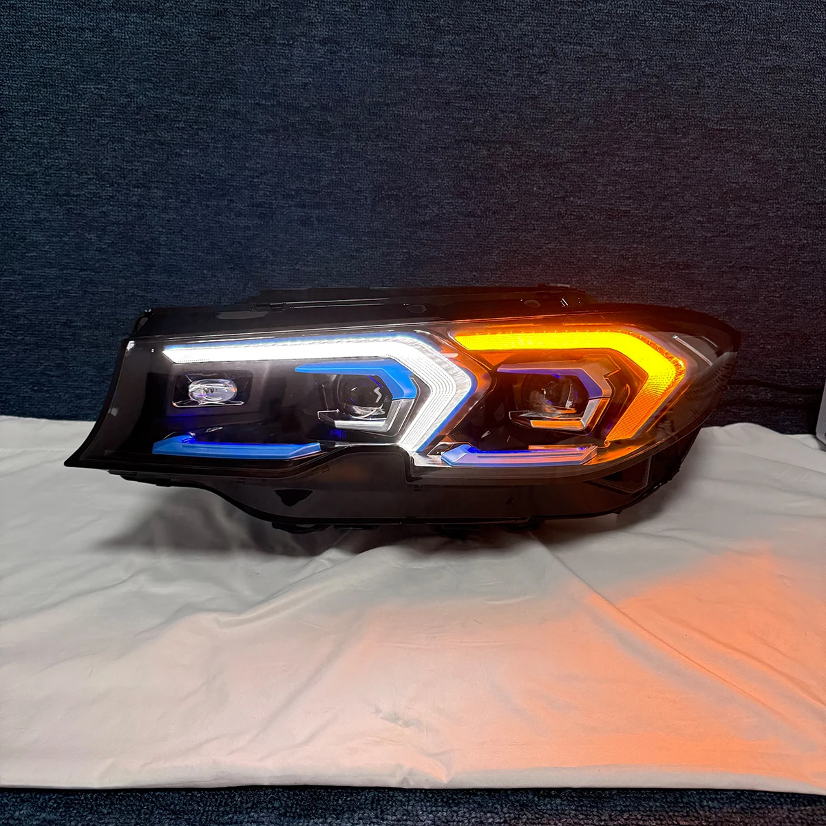 LED Headlight Assembly For BMW 3 Series G20 G21 G80 M3 2019-2022 Canbus DRL Daytime Running Plug And Play Hi/Lo Beam Replacement