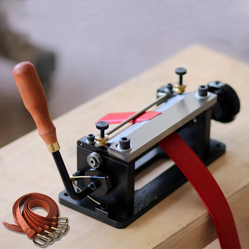 Manual Leather Skiver 8CM Width – DIY Leather Splitter for Vegetable Tanned Leather Peel Tool