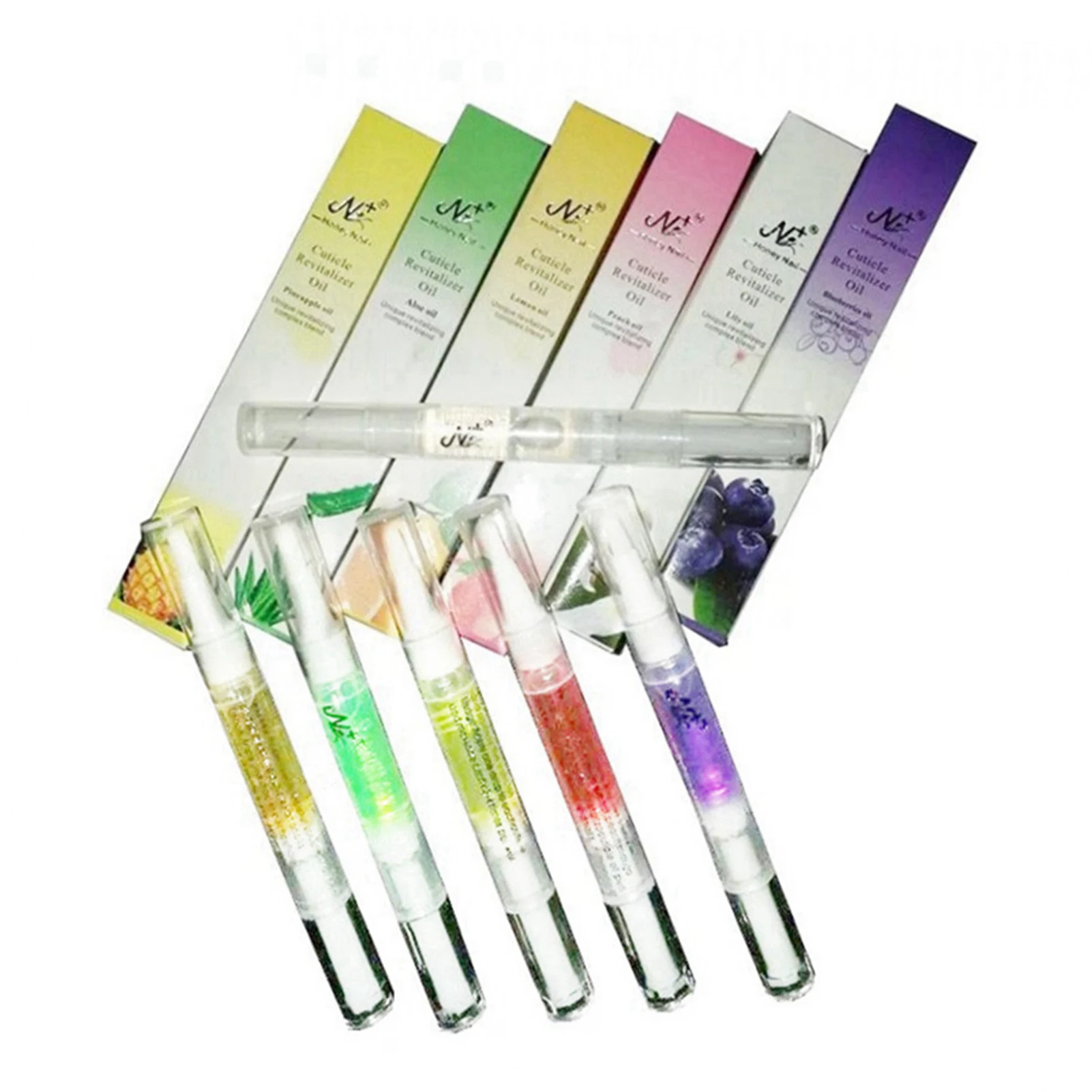 5mlネイル栄養オイルペン ネイルキューティクルリバイタライザー 抗バーブオイル 爪の成長を促進 マニキュア スキンプロテクター ハンドネイル用