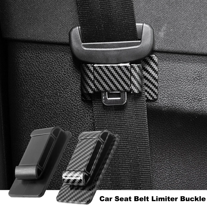 New Car Seat Belt Limiter Buckle Stopper Safety Belt Adjusting Clip Non-slip Spacing Limit Device Fixed Buckle Accessories