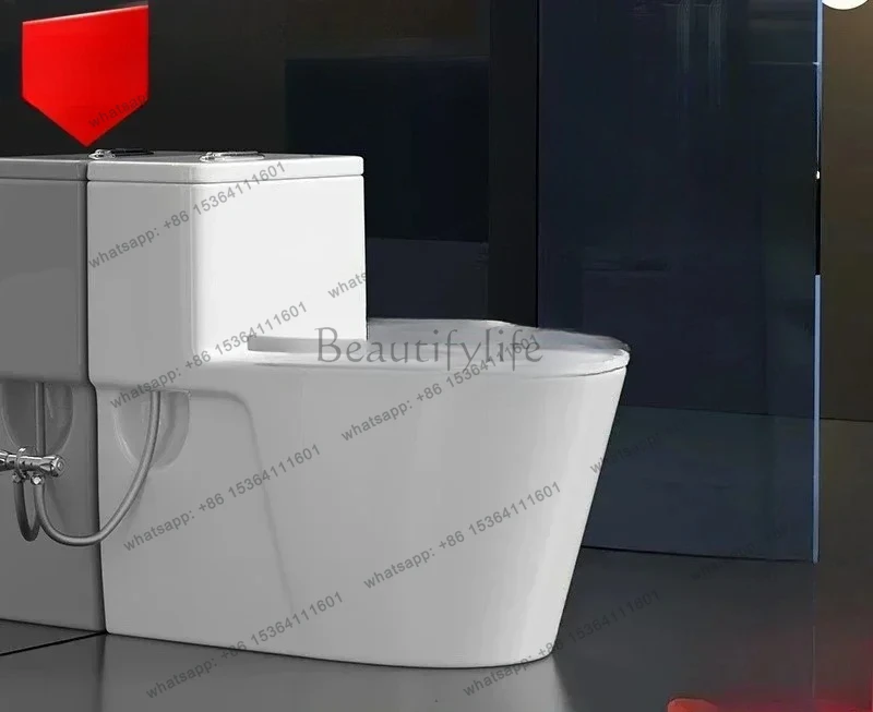 -FG10Full wall toilet toilet household super swirl siphon large diameter flush toilet