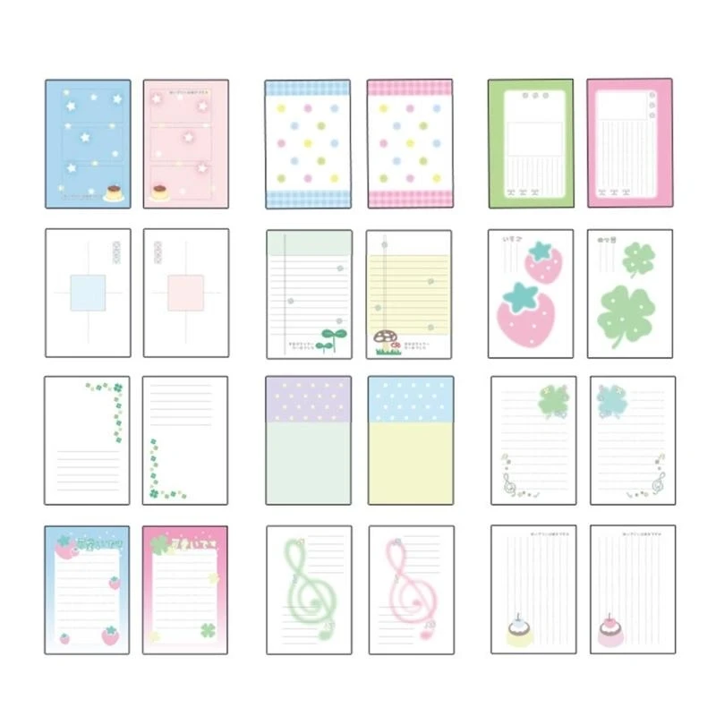Página notebook retrô Notebook Binder Sweet Clovers Notebook Small Journal Notepad