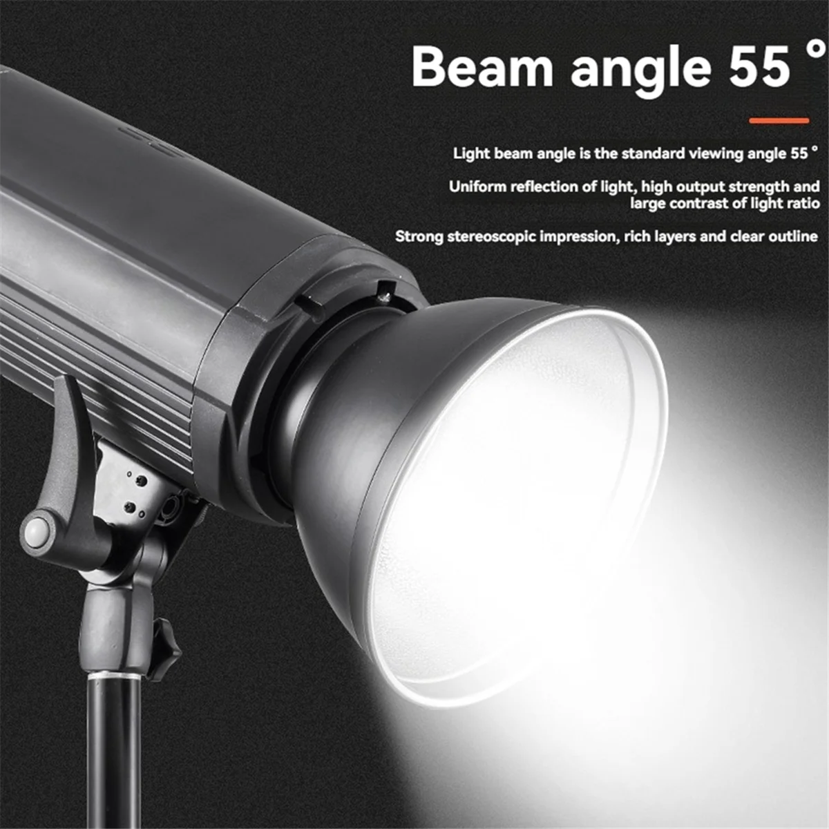 Refletor padrão difusor lâmpada sombra prato para bowens baioneta montagem estúdio strobe flash luz refletor 55 graus