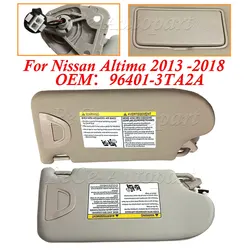 Sun Visor with Light For Nissan Altima 2013 2014 2015 2016 2017 2018 96401-3TA2A 96400-3TA2A Car Replacement Parts