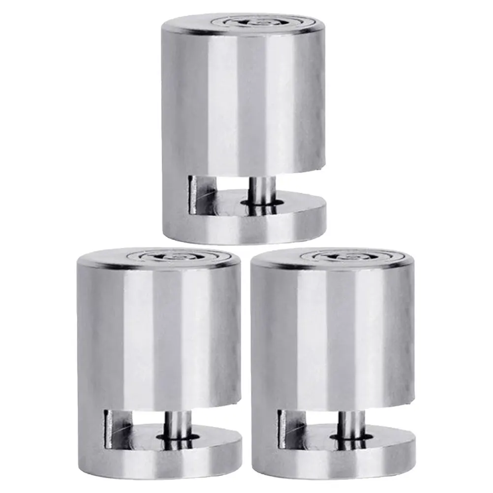

3pcs Disc Brake Lock Silver Motorcycle Disk Accessories Anti Theft Bike Wheel Lock for Scooter Bicycle Security