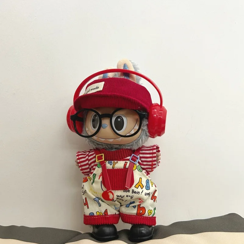 Новая популярная трендовая одежда Labubu Одежда в стиле хип-хоп с шапками Наушники Очки Обувь Модная индивидуальность