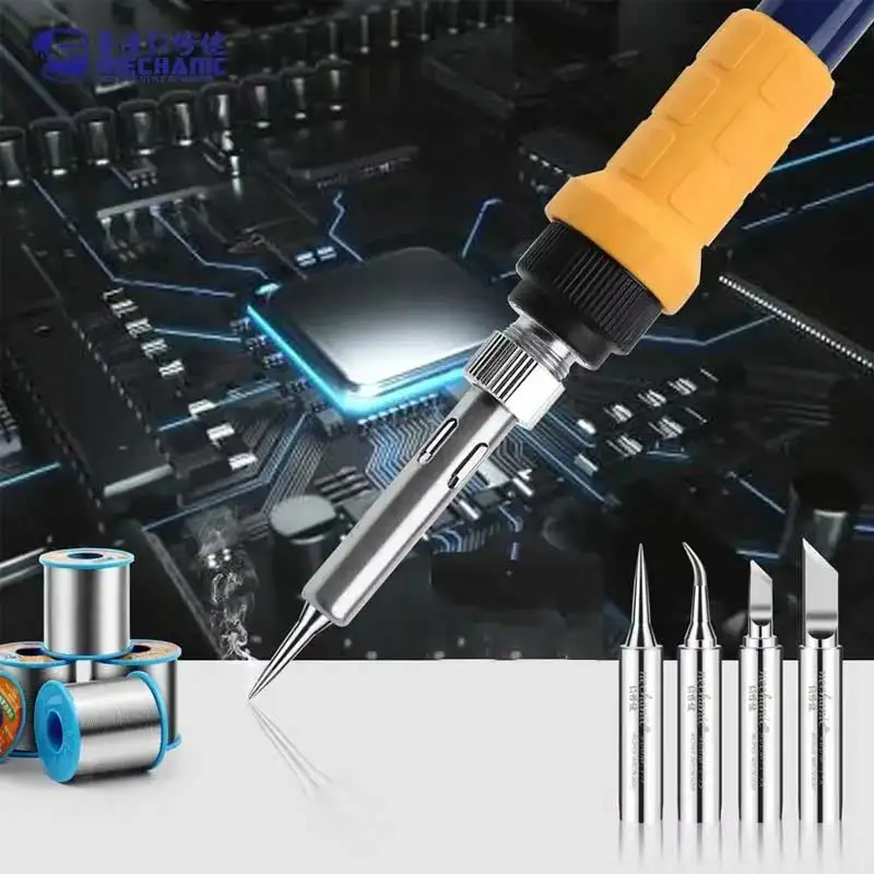 MECHANIC Seria 900M-T Bezołowiowa czysta miedź Elektryczna końcówka lutownicza Końcówki spawalnicze do PCB BGA IC Chip Repair Zestaw narzędzi lutowniczych — zdjęcie 7
