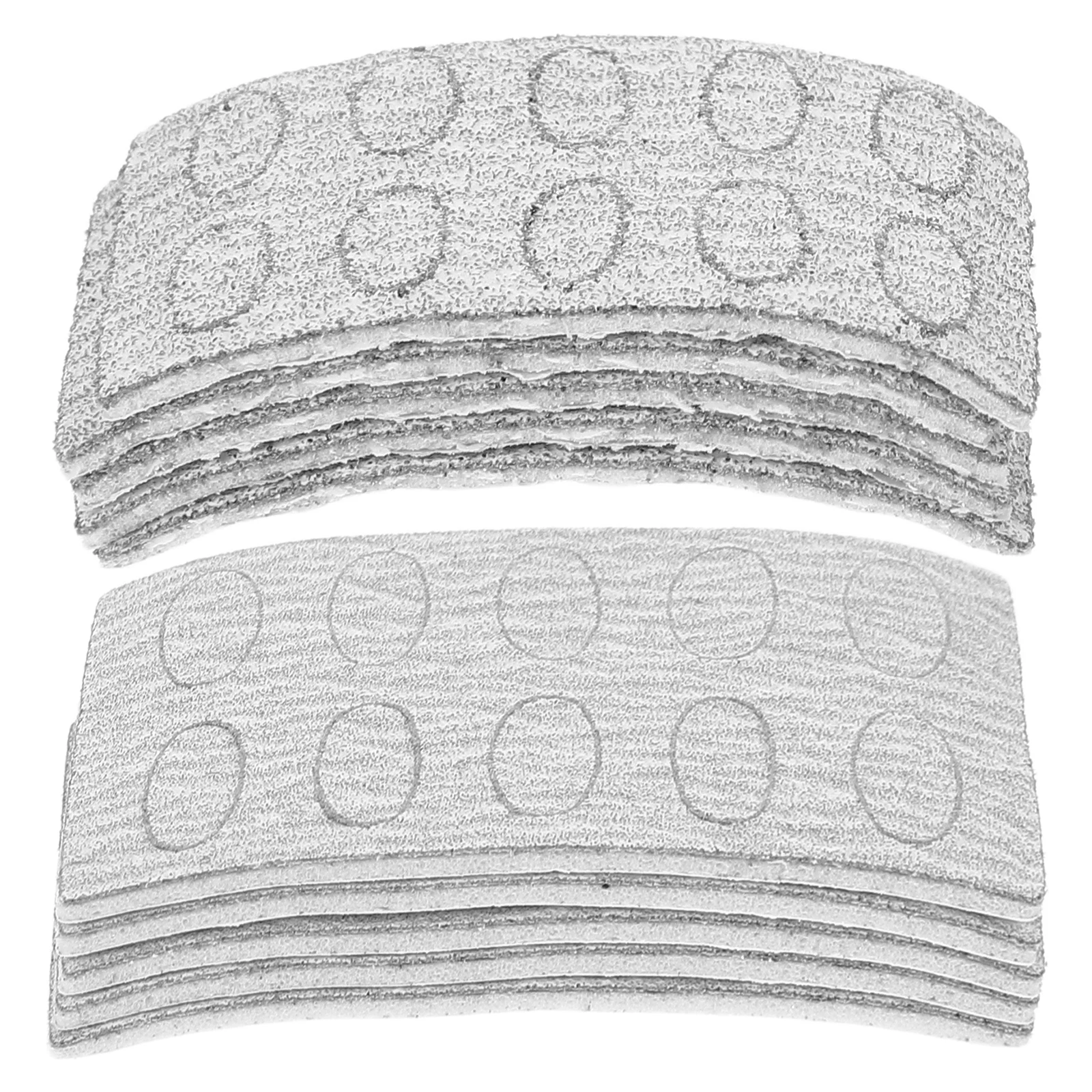 

10 Sheets Sanding Discs Oval Manicure Pedicure Grinding Pads Nail Exfoliating Polishing Slices Dead Skin Removing Tool