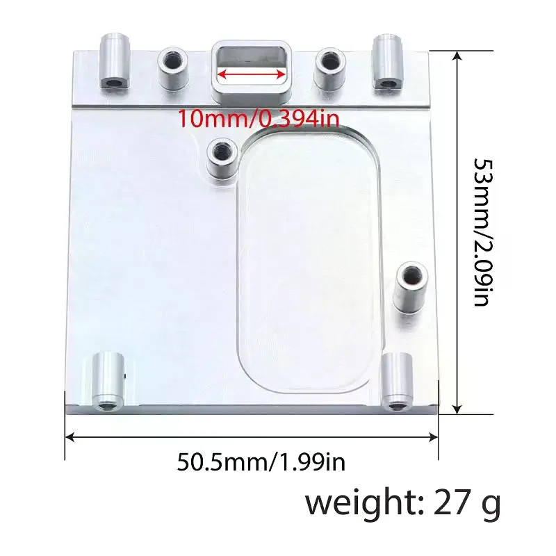 Nowe metalowe mocowanie silnika MN99S MN82 MN168 MN78, podstawa mocująca silnik do samochodu RC 1/12, akcesoria do modernizacji MN98 MN99S drugiej generacji