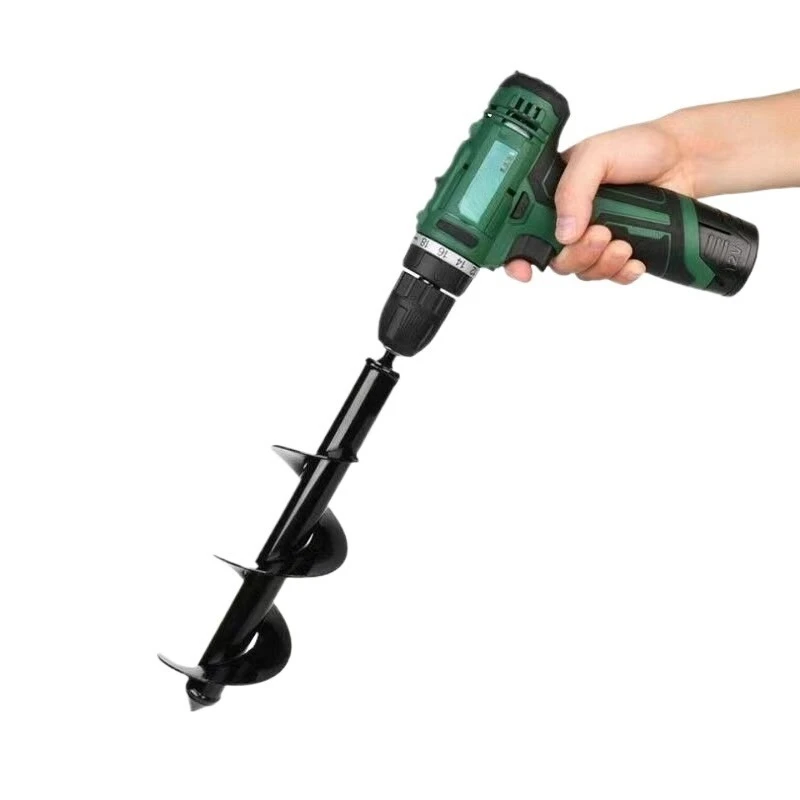 FOR Electric Drilling and Digging Artifact Artificial Outdoor Planting Trees Flower Pots Loosen Soil Hand Electric Drill Hammer