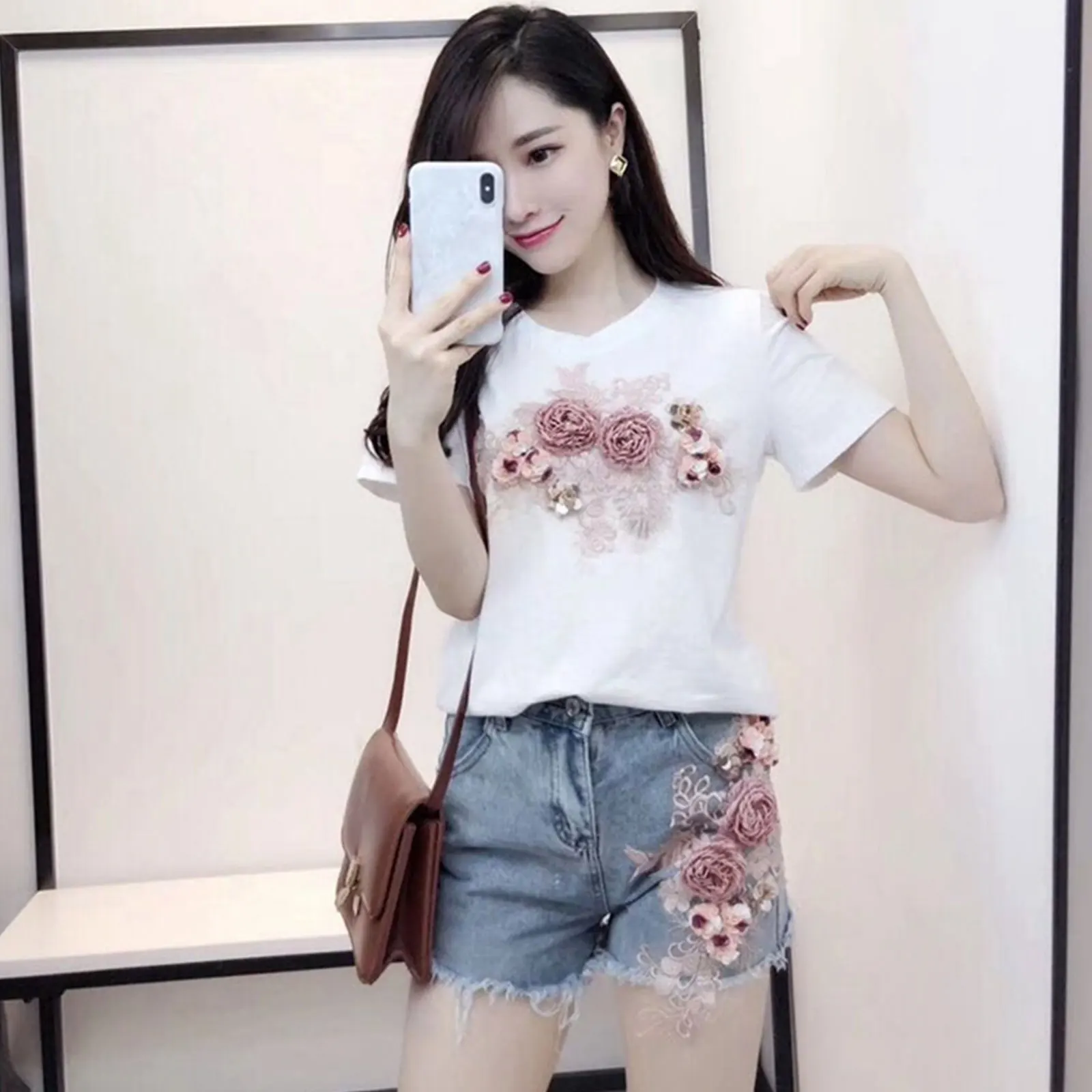 

Floral Patch For Clothes Flower Design Iron On Patches Women Sewing Appliques Denim Jacket Repair Clothes