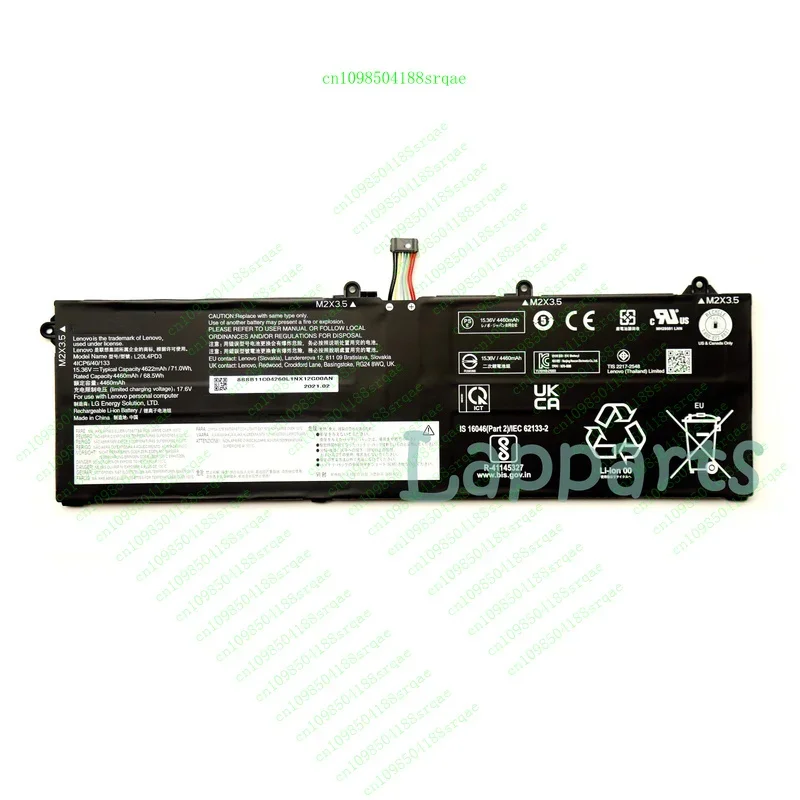 

Original L20L4PD3 L20M4PD3 Battery For Lenovo ThinkBook 16p Gen 2 R9000X 2021R%100 test