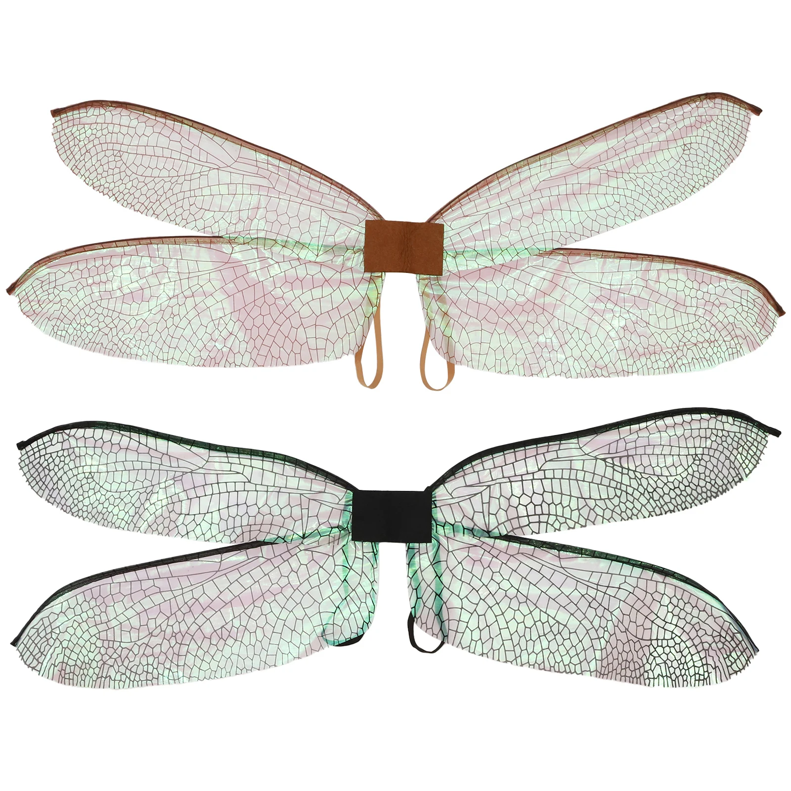 Scène de spectacle pour femmes et filles, aile d'ange dégradée, fête de jeu de rôle à thème d'insecte, aile de papillon libellule absorbe ouissante, scène de festival d'anniversaire