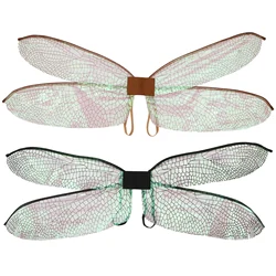 Fairy Wings Cape Sparkling Elf Dress Up Wings Halloween Party Cosplay Dazzling Wing Dragonfly Butterfly Wings Rave Stage Props