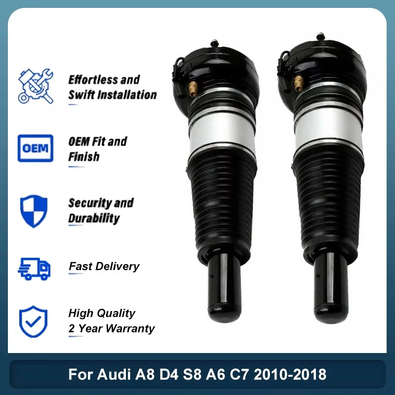 

2x для Audi A8 D4 S8 A6 C7 2010-2018 передняя левая и правая пневматическая подвеска, амортизаторная стойка 4H0616039AF 95B616039 Автозапчасти