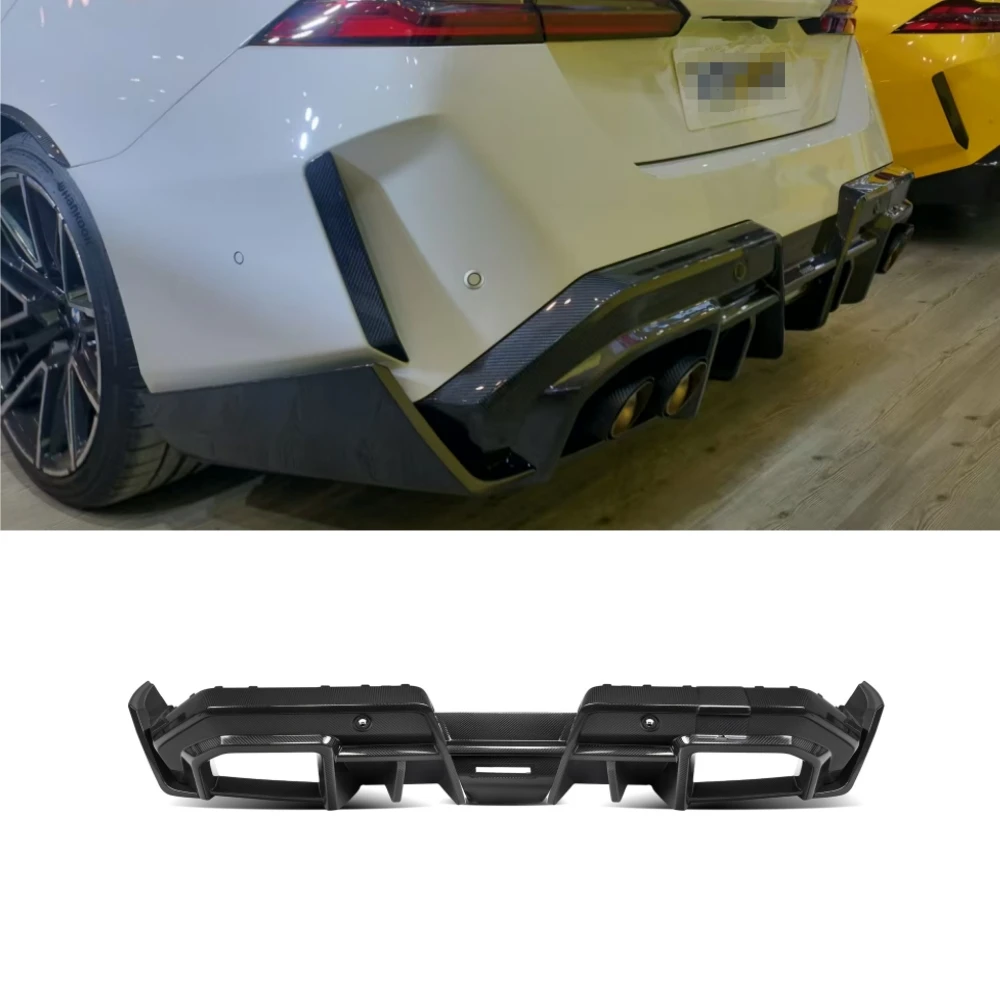 

NEW High Quality New Bumper SQ-B Style Dry Carbon Fiber Rear Diffuser for BMW M5 G90 G99 4-Door 2025+