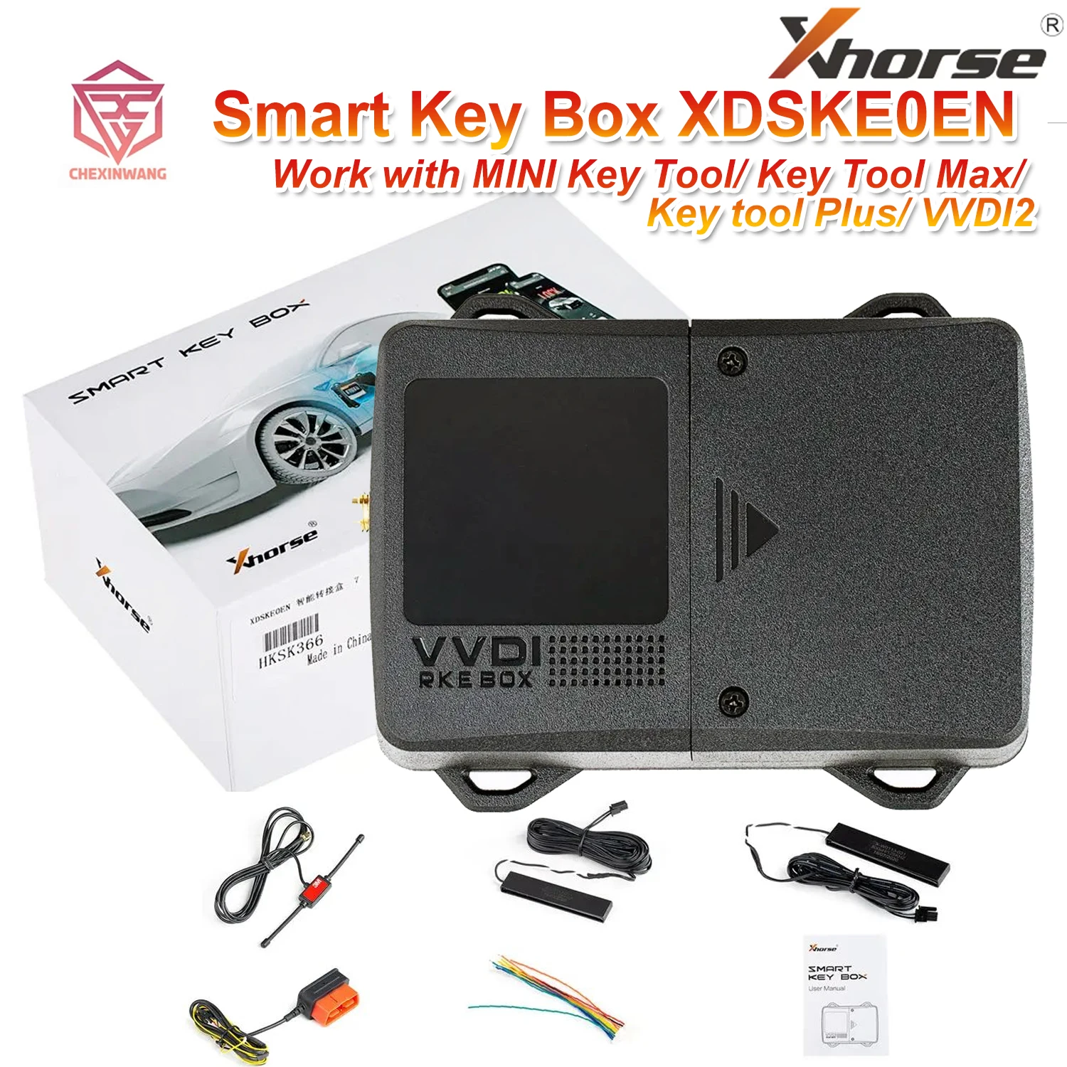 Xhorse Smart Key Box XDSKE0EN Bluetooth Adapter Work with MINI Key Tool/ Key Tool Max/ Key tool Plus/ VVDI2