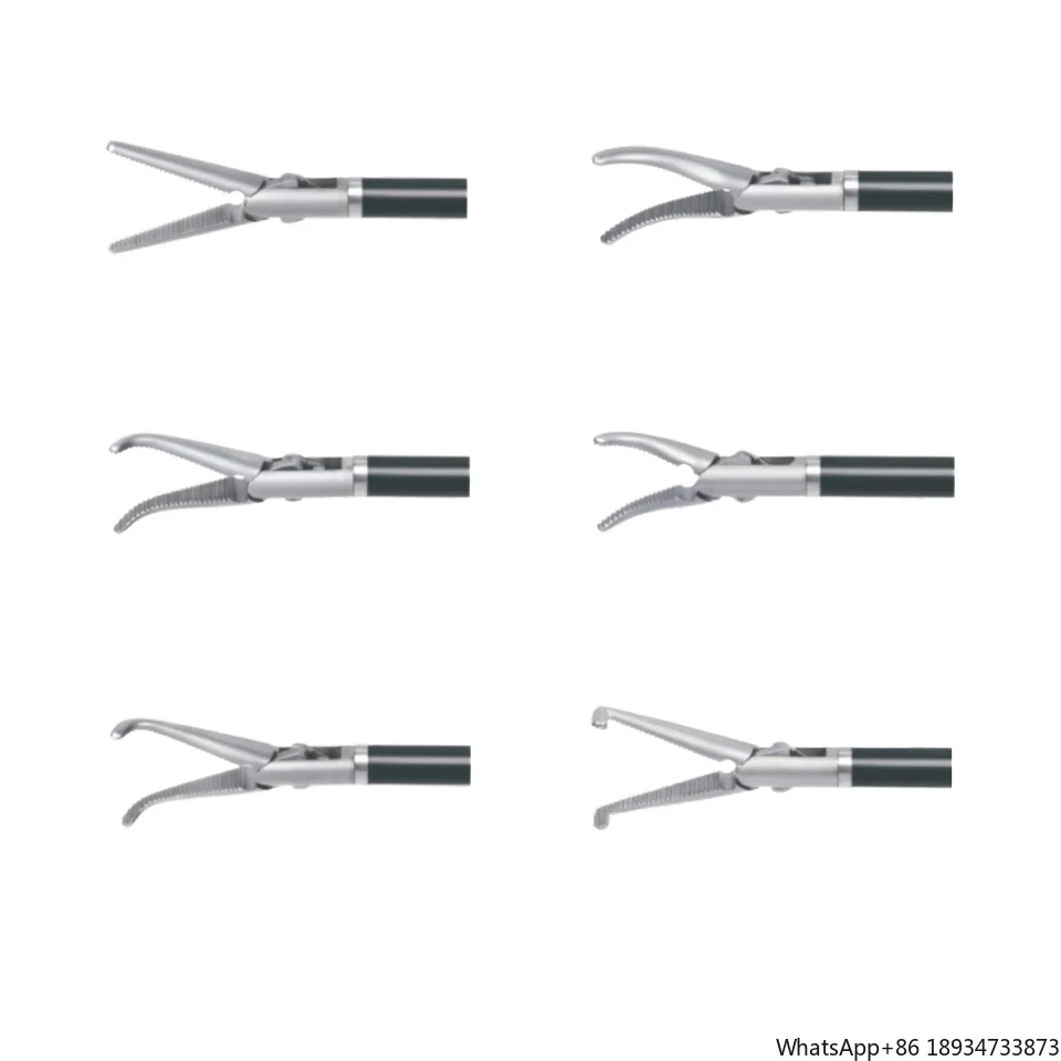 Reusable 5*330mm Stainless Steel Laparoscopic Dissecting Forceps for Abdominal Surgery Equipment