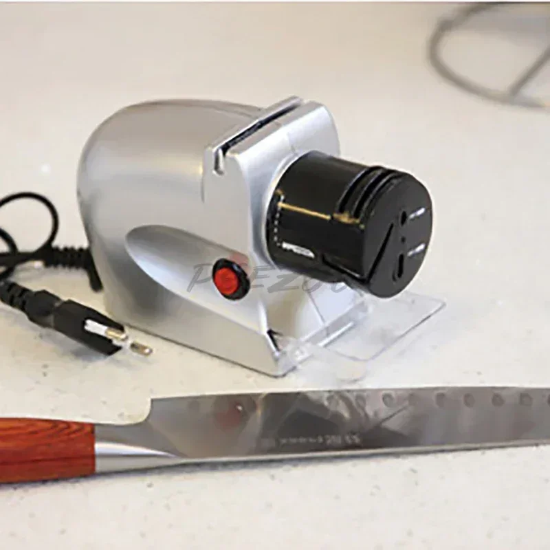 Electric Knife Sharpener Automatic Sharp Motorized Fast Grindstone Professional Sharpening Tool Multi-Function