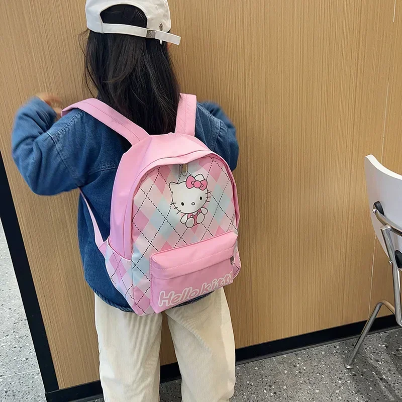 Sanrio Full Range Melody Cute Cartoon Backpack Children Lightweight Large Capacity Fashionable Schoolbag Travel Bag Kindergarten