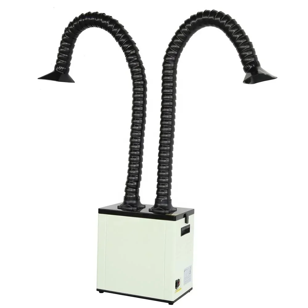 50W Fiber Laser Marking Machine Dust Collector with laser level