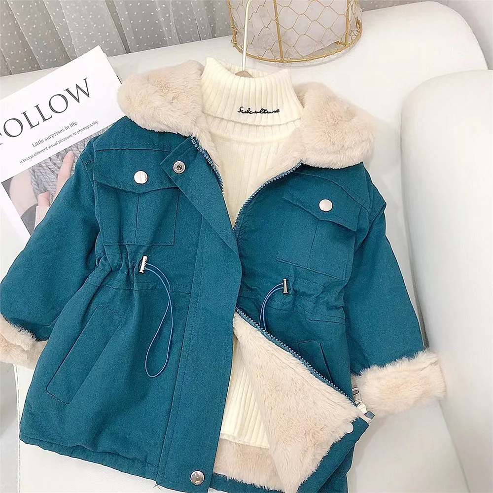 

Josaywin Children Jacket Coats Boys Girls Baby Warm Parka Warm Thick Velvet Coats for Girls Outerwear Children Jackets Coats