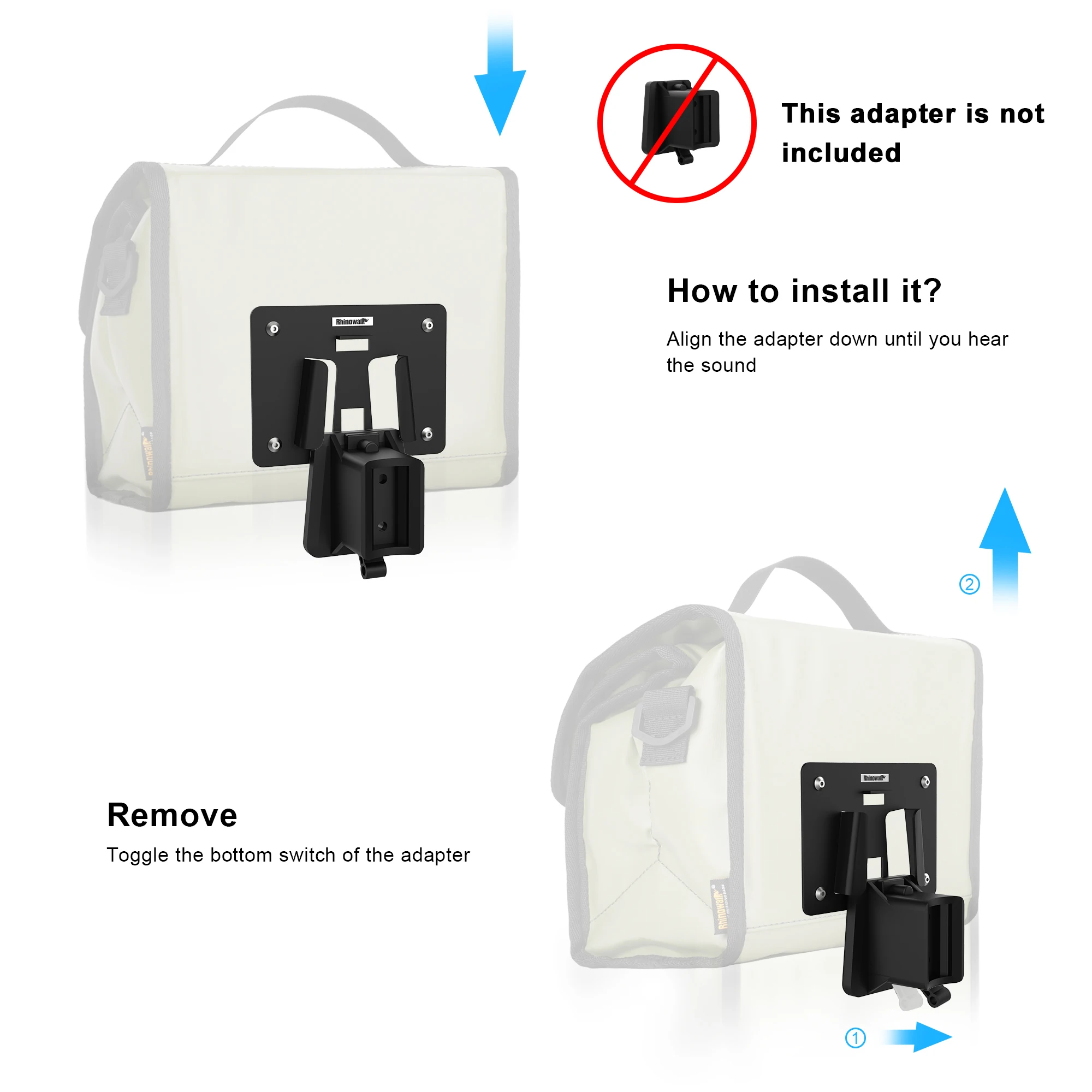 Rhinowalk Waterproof Bike Handlebar Bag 7L Portable Big Capacity Cycling Bag With Raincover Only For Brompton Bikes Accessories