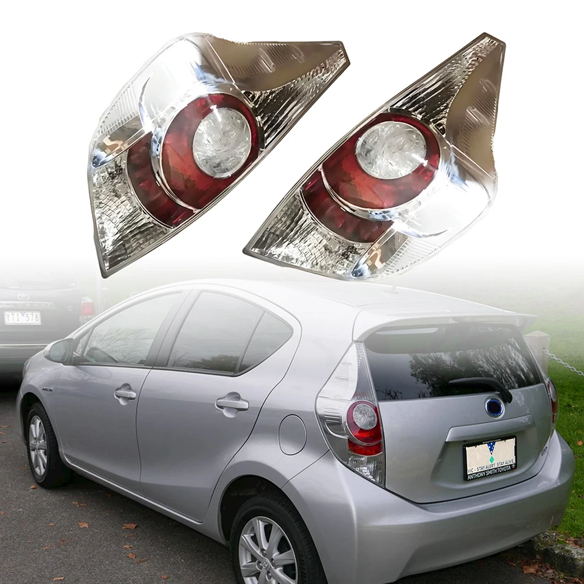 

Автомобильный задний фонарь для Toyota Prius C 2012 2013 2014, задний стоп-сигнал, указатель поворота, фонарь заднего хода, корпус задних фонарей без лампы