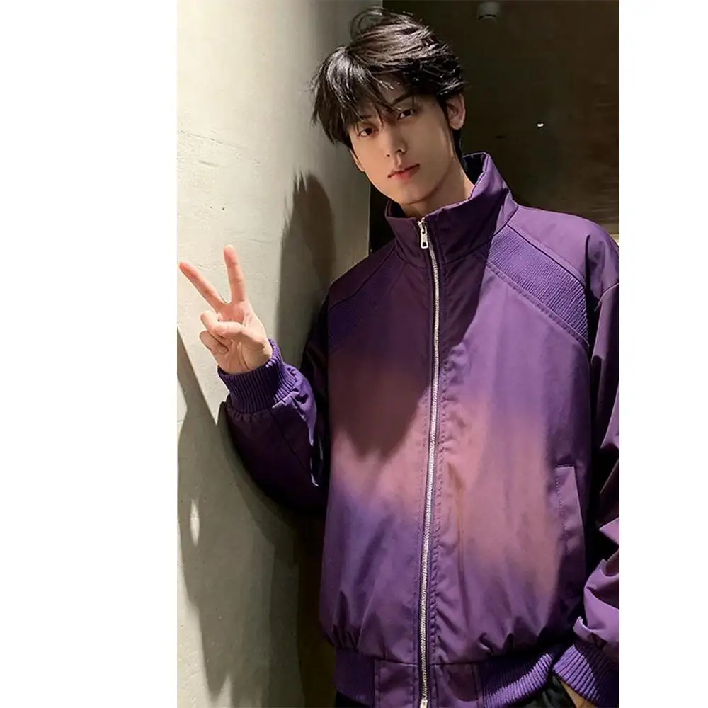 

ort Deconstructed Flight Jaet Cotton Coat Men Winter Cotton Filled Stand Collar Cotton Outerwear