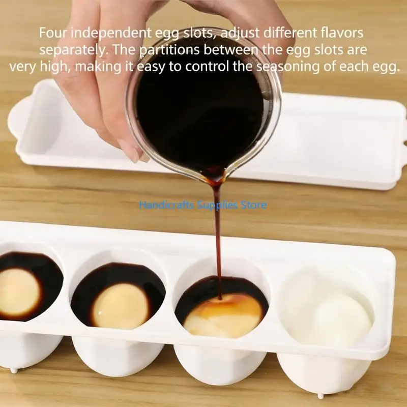 R1WA Plastic Eggs Pickling Box Perfect For Storing And Marinating Eggs Eggs Organizers
