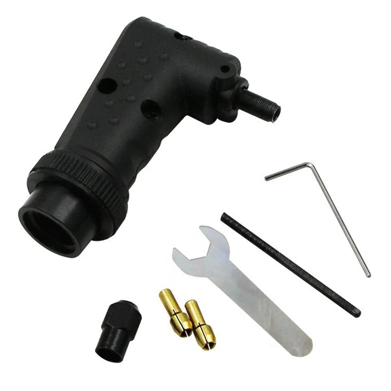 Right Angle Drill Shank Turning Device Attachment Drill Chuck Converter Adapter Drill Attachments 90 Degree Chuck Adapter