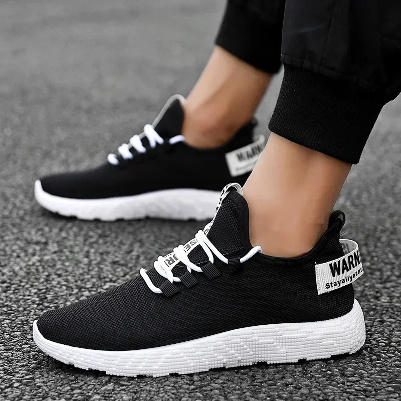 Zapatillas transpirables de malla para hombre con cordones - imagen 4
