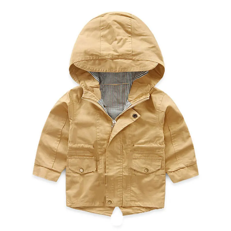 V-TREE Spring Autumn Jacket For Girls Cartoon Boys Coat Hoody Children Outerwear Baby Windbreaker
