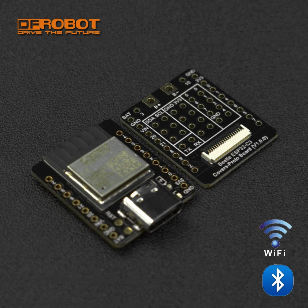 DFRobot Beetle ESP32 - C3 RISC-V Core Development Board with WiFi Bluetooth 5 LE support Arduino ESP-IDF MicroPython C Python