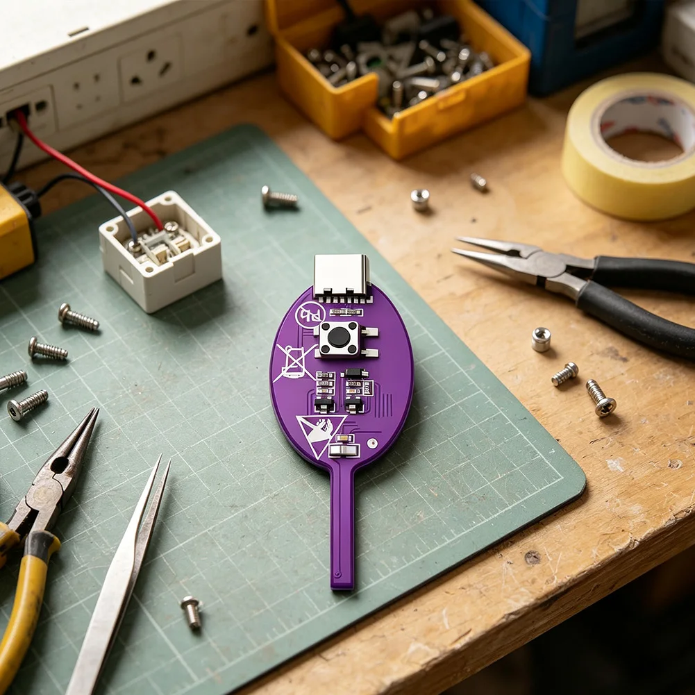 For Motherboard Repair PCB Repair Device K7S Inductance Tester For PCB Inspection Purple Electromagnetic Sensing