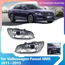 Car Headlights Assembly for Volkswagen VW Passat NMS A32 A33 2011 2012 2013 2014 2015 Halogen lamp Fog Light LED Aoto Accessorie
