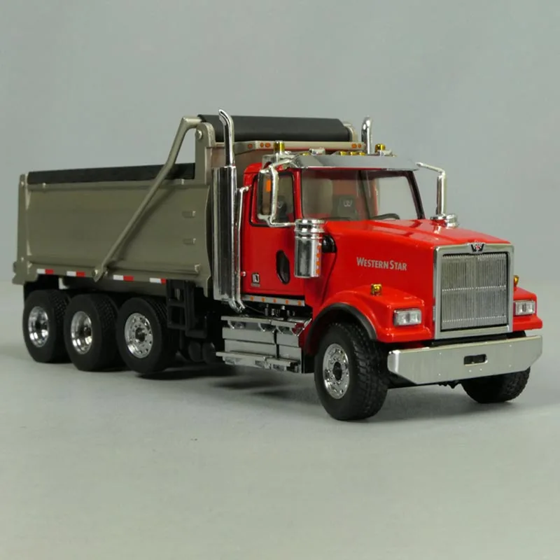 Diecast 1:50 Scale Western Star 4900 Unloading Truck Transport Model 71067 Collection Souvenir Display